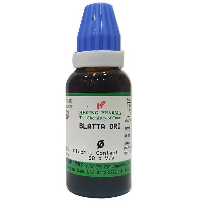 Hering Pharma Blatta Ori Mother Tincture Q - Distacart