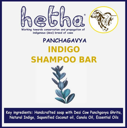 Hetha Indigo Shampoo Bar - Distacart