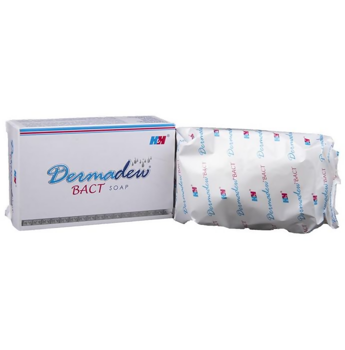Dermadew Bact Soap for Gentle Skin Cleansing, Protection & Hydration - Distacart