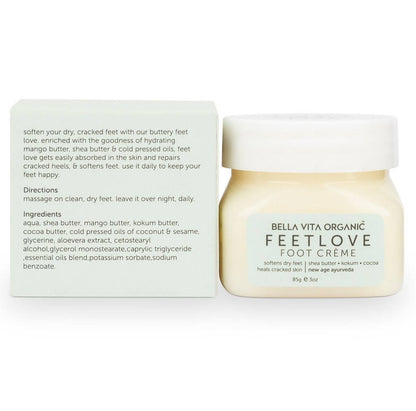 Bella Vita Organic Feet Love Foot Creme - Distacart