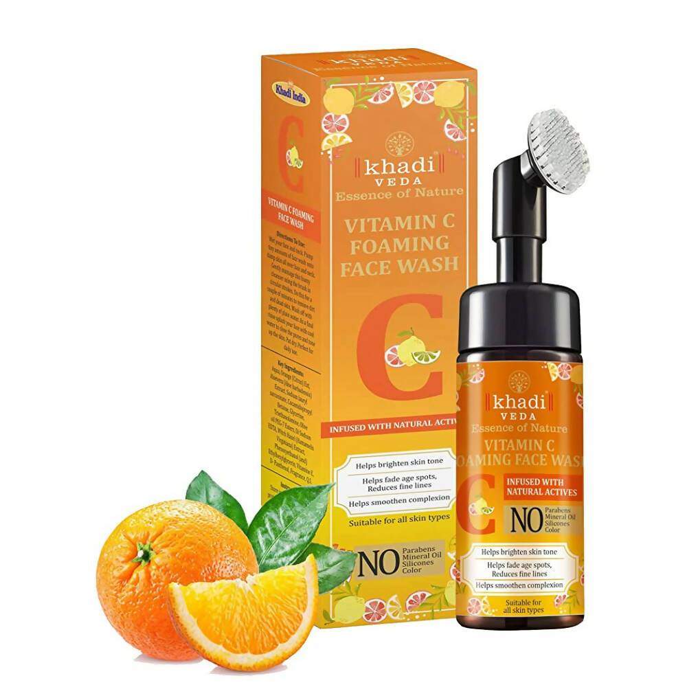 Khadi Veda Vitamin C Foaming Face Wash - Distacart