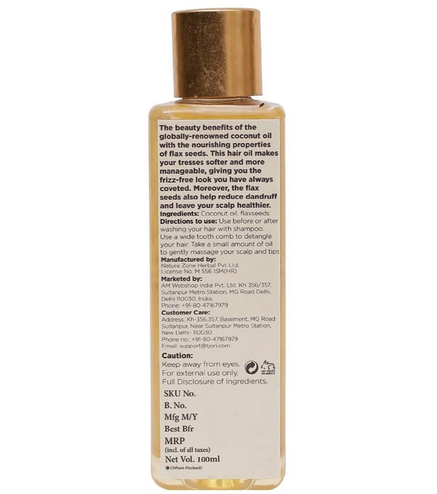 Tjori Anti- Dandruff Coconut And Flaxseed Oil