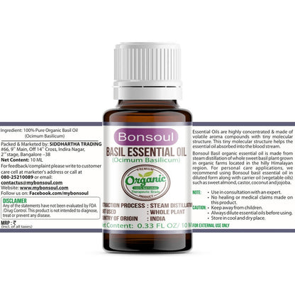 Bonsoul Basil Essential Oil