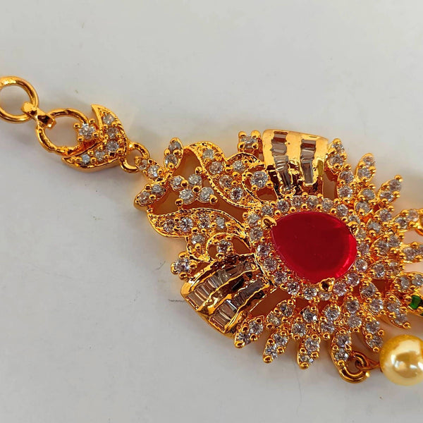 Short Length Bridal Maang Tikka - Distacart