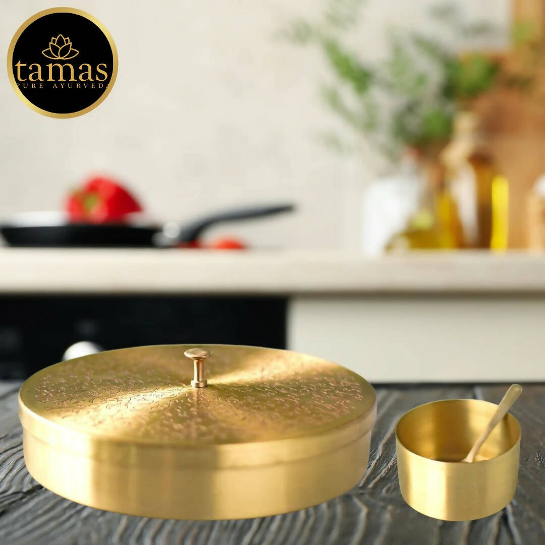 Tamas Brass Spice / Masala Box - Distacart