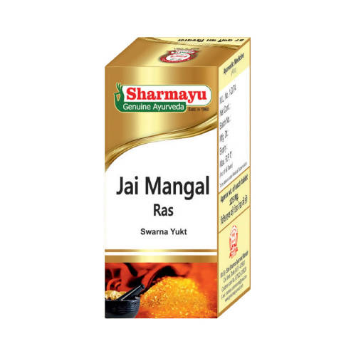 Sharmayu Ayurveda Jai Mangal Ras (Swarna Yukt) Tablets
