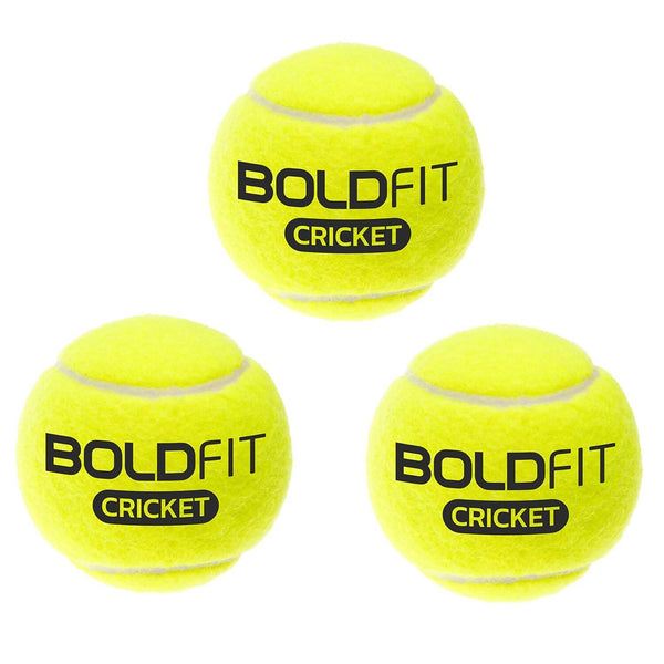 Boldfit Cricket Tennis Ball (Pack of 3) - Distacart