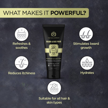 The Man Company Beard & Face Wash - Distacart