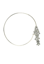 Thumbnail for Mominos Fashion Johar Kamal Oxidised Silver-Plated Hasli Design Necklace Choker Set For Women - Distacart