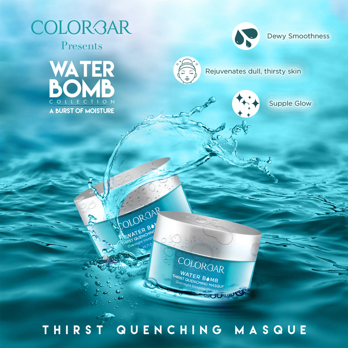 Colorbar Water Bomb Thirst Quenching Masque - Distacart