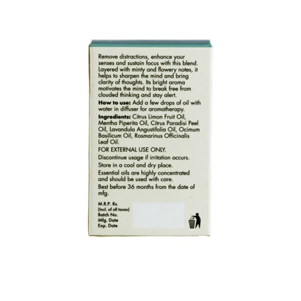 Azafran Organics Focus Blend Pure Essential Oil - Distacart