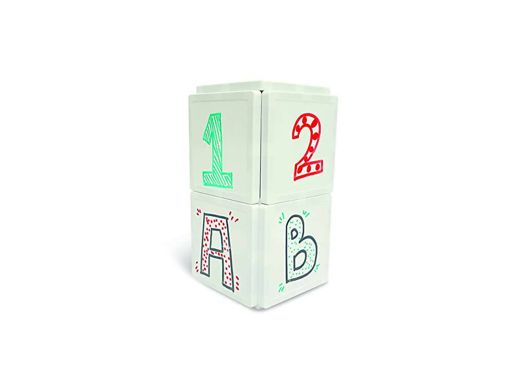 Kipa MagPlay Doodle Magnetic Tiles 16 Pieces for Kids - Distacart