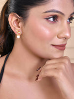 Thumbnail for VOJ Women Gold Color stainless steel Earrings - Distacart