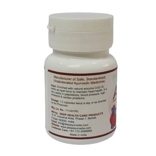 Deep Ayurveda Arjun 500mg Veg Capsules - Distacart