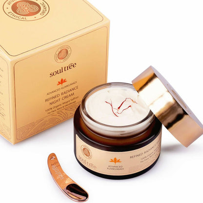Soultree Advanced Kumkumadi Refined Radiance Night Cream - Distacart