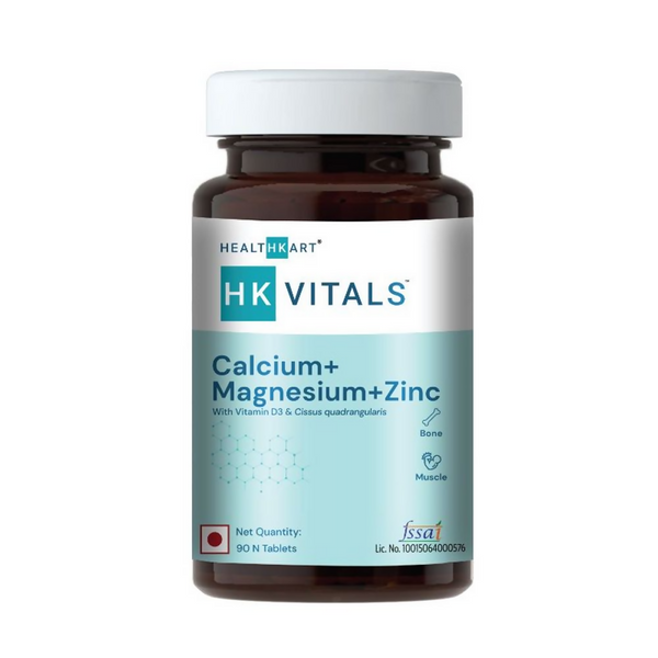 HK Vitals Calcium + Magnesium + Zinc Tablets - Distacart