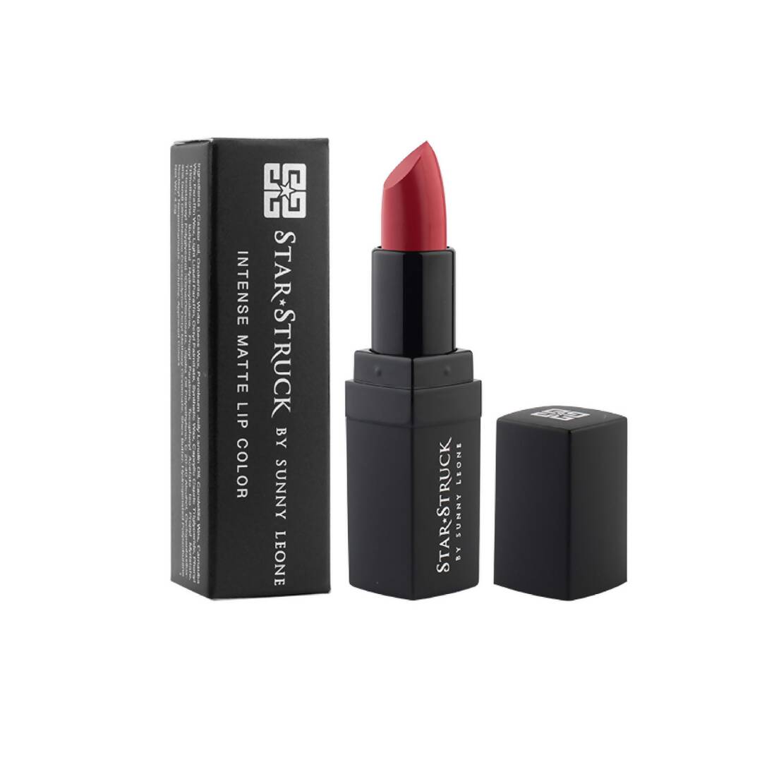 Star Struck By Sunny Leone Intense Matte Lip Color - Cherry Bomb - Distacart
