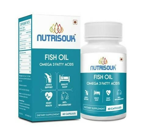Nutrisouk Fish Oil Omega 3 Fatty Acid Capsules - Distacart