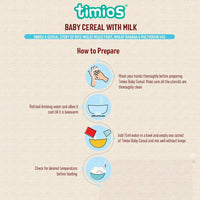 Thumbnail for Timios Assorted Organic Baby Cereal How To Prepare