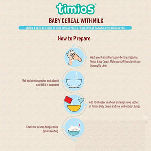 Timios Assorted Organic Baby Cereal How To Prepare