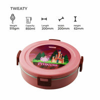 Thumbnail for Dubblin Tweaty Stainless Steel Round Lunch Box - Distacart