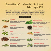 Thumbnail for Ancient Living Muscle & Joint Massage Oil benefits