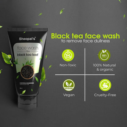 Sheopal's Black Tea Leaf Face Wash - Distacart