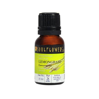 Soulflower Lemongrass Essential Oil - Distacart