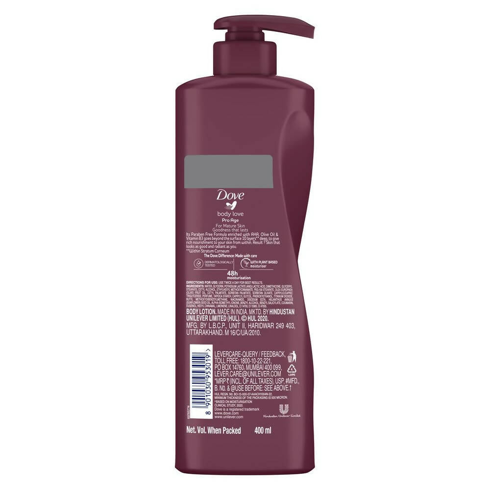Dove Body Love Pro Age Body Lotion for Mature Skin - Distacart