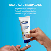 Thumbnail for Dermdoc 1.5% Kojic Acid & 1% Squalene Brightening Body Cream - Distacart