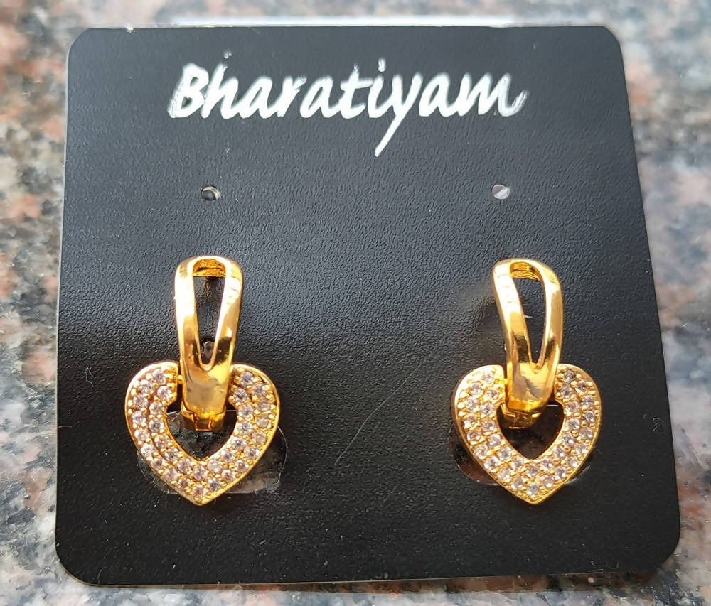 Buy Gold Design Daily Wear First Quality Ruby Stone and Ad Stone Impon  Jhumkas Online