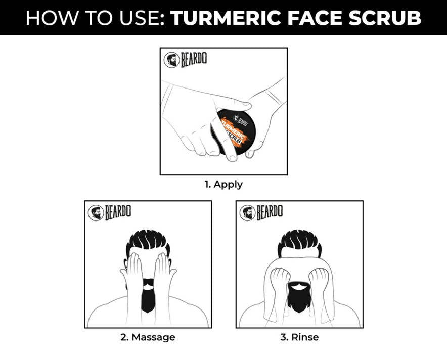 Beardo Turmeric Face Scrub - Distacart