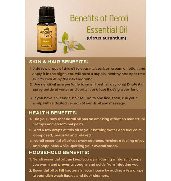 Ancient Living Neroli Essential Oil benefits