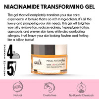 Thumbnail for Auli Magic Potion Gold with 24k Gold Flakes - Skin Transforming Gel - Distacart