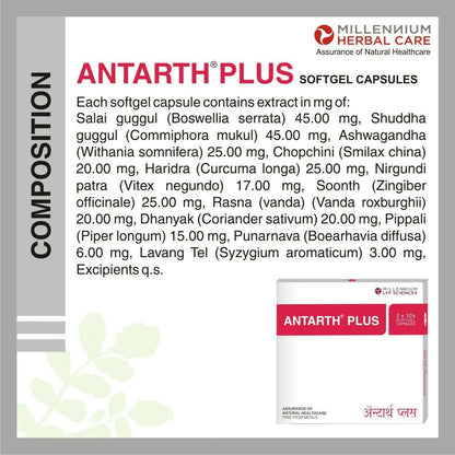 Millennium Herbal Care Antarth Soft Gelatin Capsules - Distacart
