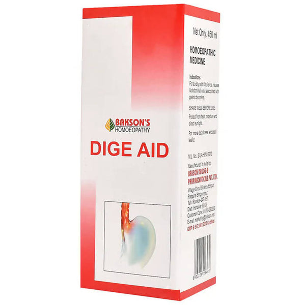 Bakson's Homeopathy Dige Aid Syrup - Distacart