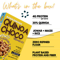 Thumbnail for Born Reborn Quinoa Crunchy Choco Triangles - Distacart