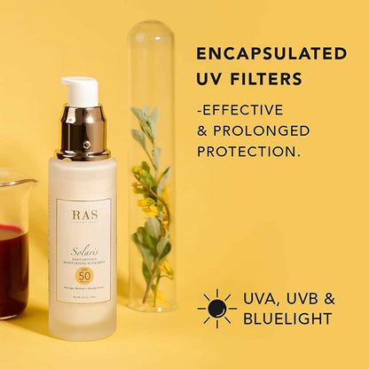 Ras Luxury Oils Solaris Daily Defence Mineral Sunscreen SPF 50 - Distacart
