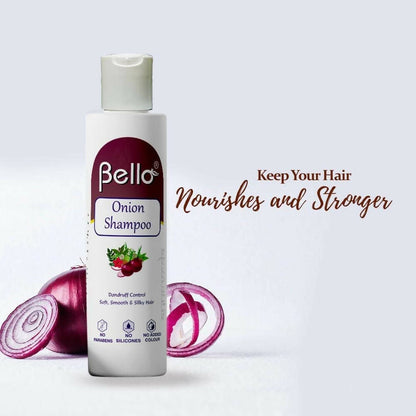 Bello Herbals Onion Shampoo - Distacart