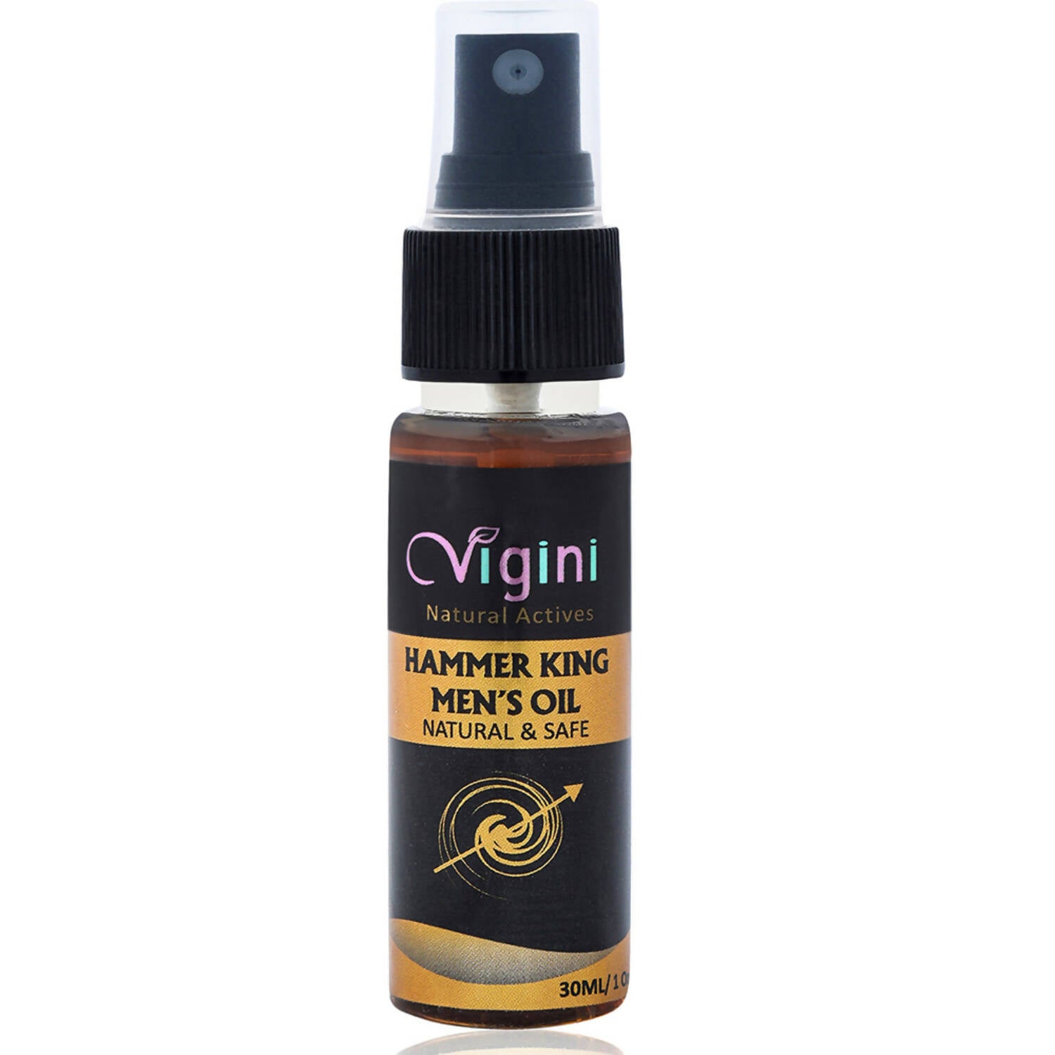 Vigini Natural Hammer King Lubricating Massage Oil for Men with Tulsi Ylang Ylang Clary Sage Essential Oils - Distacart