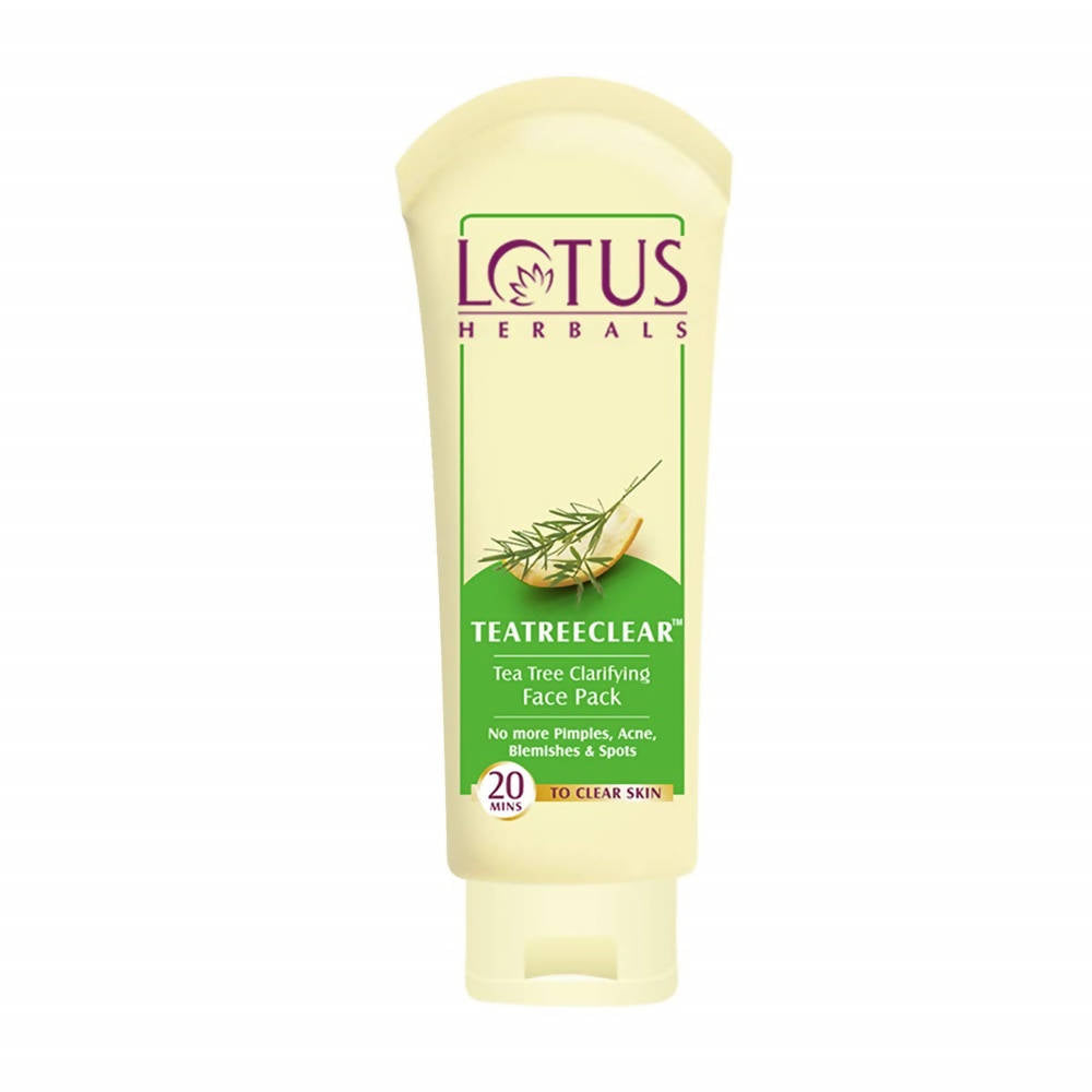 Lotus Herbals Teatreeclear Tea Tree Clarifying Face Pack - Distacart