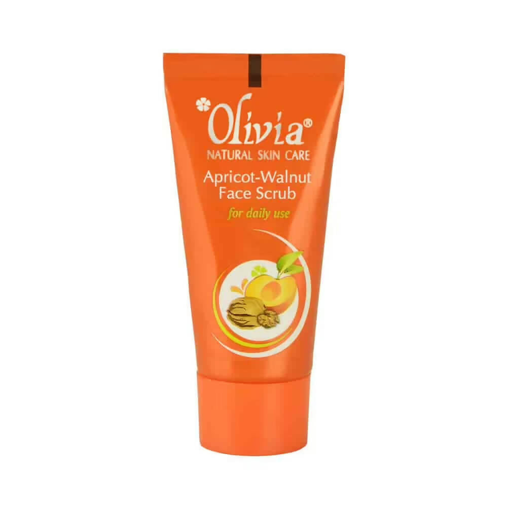 Olivia Apricot-Walnut Face Scrub - Distacart