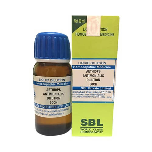 SBL Homeopathy Aethiops Antimonialis Dilution