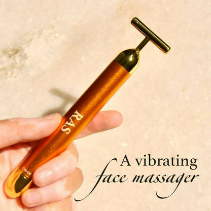 Ras Luxury Oils 24K Gold Vibrating Face Massager - Distacart