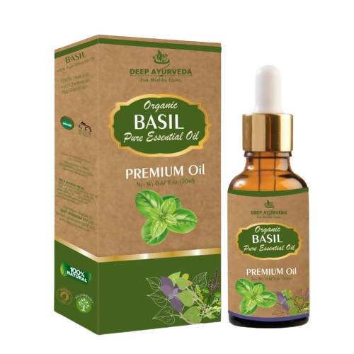 Deep Ayurveda Basil Pure Essential Oil - Distacart