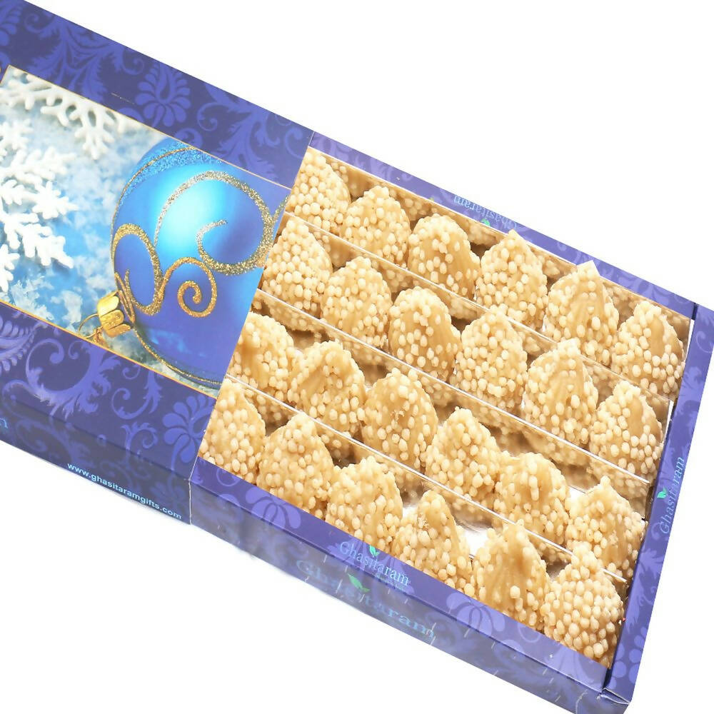 Ghasitaram Rice Crispies Kaju Modaks - Distacart
