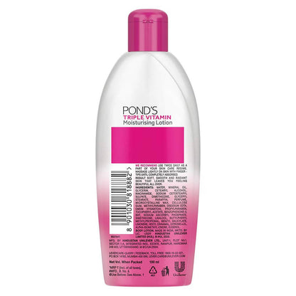 Ponds Triple Vitamin Silky Smooth Skin Moisturising Lotion 100 ml