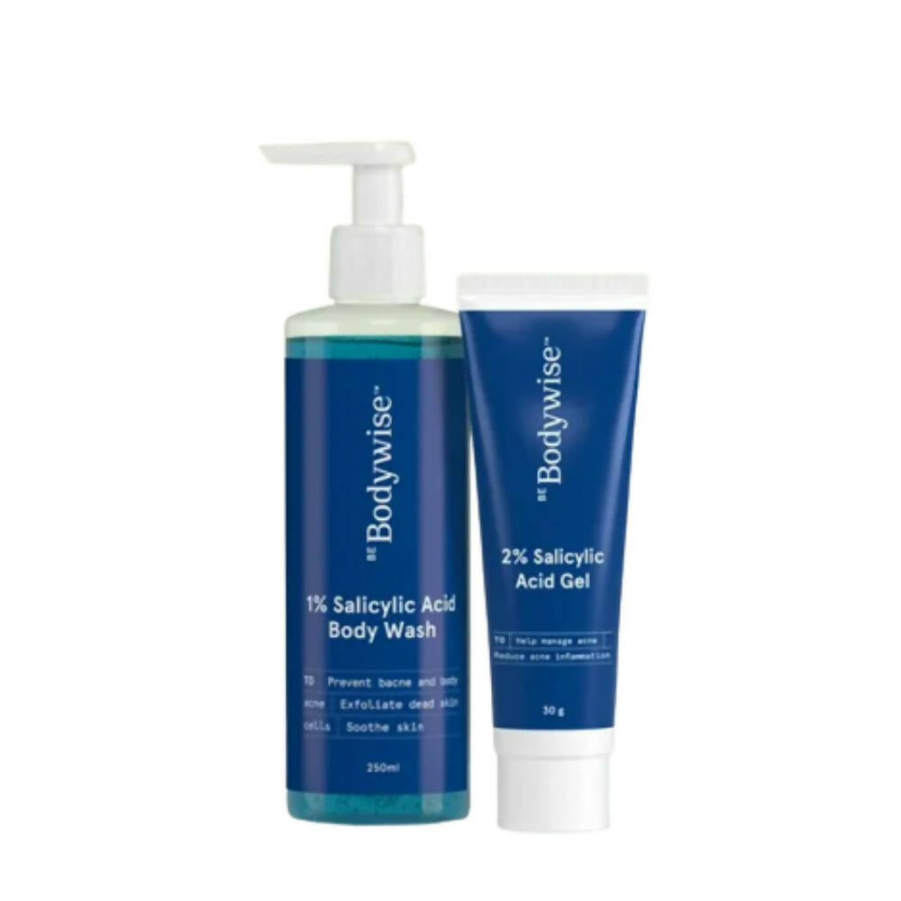 BeBodywise 2% Salicylic Acid Gel and 1% Salicylic Acid Body Wash - Distacart