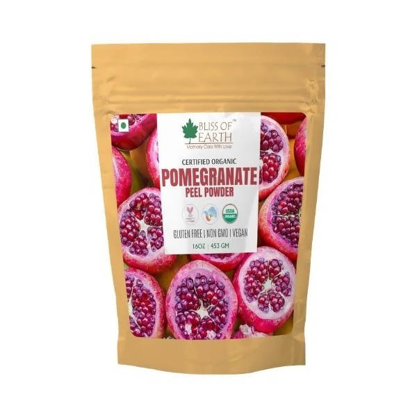 Bliss of Earth Certified Organic Pomegranate Peel Powder - Distacart