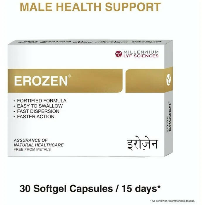 Millennium Herbal Care Erozen Softgel Capsules - Distacart